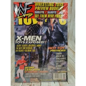 WWF Wrestling Toys Preview Booklet Magazine X-Man Toy Exposed Aug 2000 New